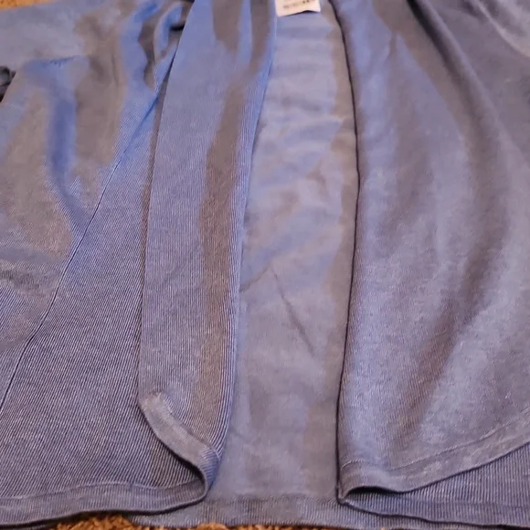 NWT Light Blue Open Front Cardigan Size 1X - Picture 3 of 6